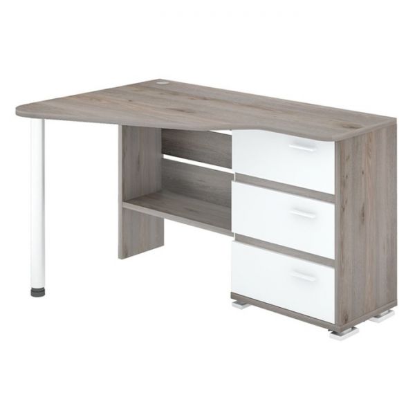 Стол СР-322С, угол левый, 1340 ? 900 ? 740 мм, цвет белый жемчуг