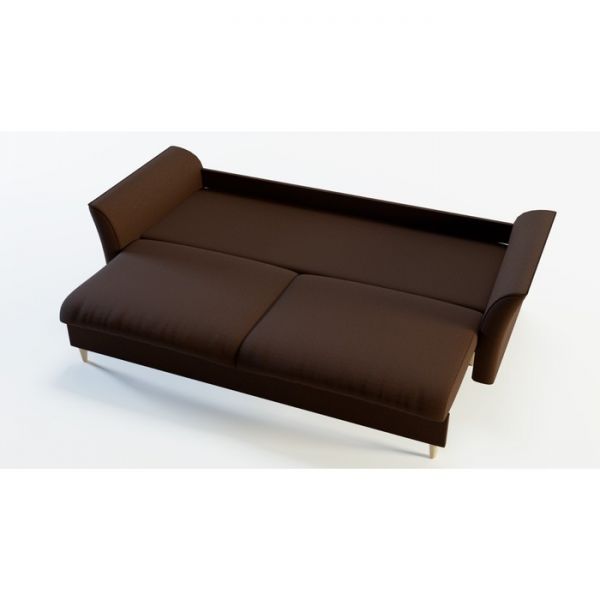 Диван прямой «Барселона», механизм пантограф, велюр, цвет альба 044 / альба 071