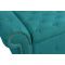 Банкетка Кеми 1370х470х580 Велюр Бирюзовый