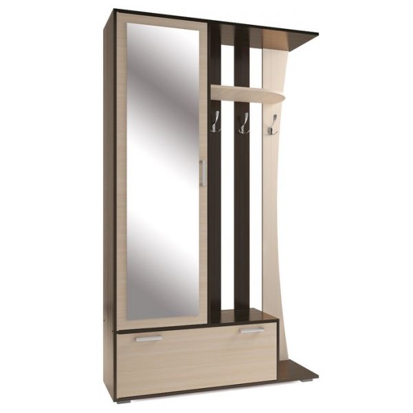 Прихожая Ивушка 20, 1208х362х2052  Бодега тёмный/Бодега светлый