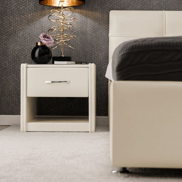 Тумба «Алеро», широкая, 1 ящик, 500 ? 470 ? 480 мм, цвет взбитые сливки