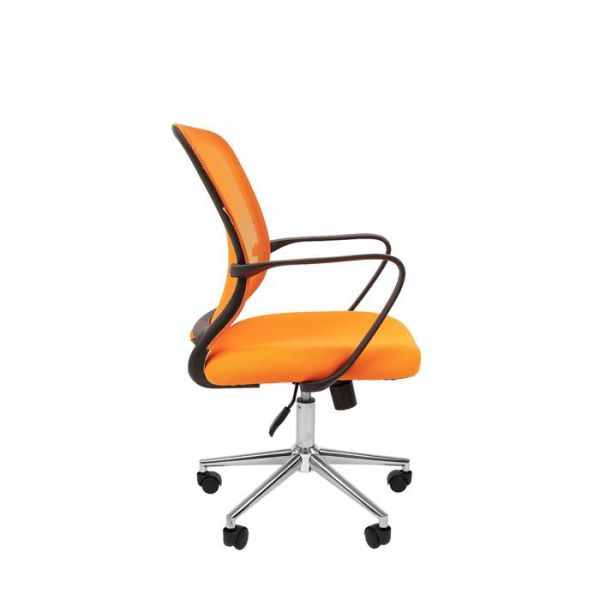 Офисное кресло "Chairman" 698 TW-66 оранжевый хром