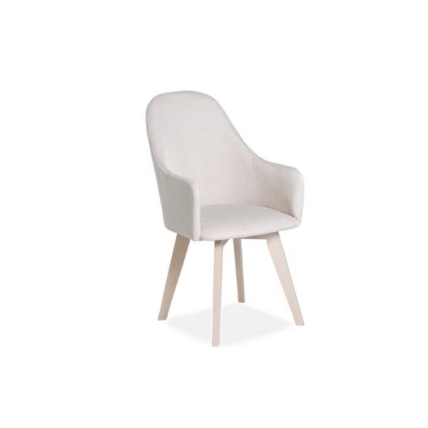 Стул Дэгни Мидеа 01 бежевый/ Стандарт массив Молочный дуб