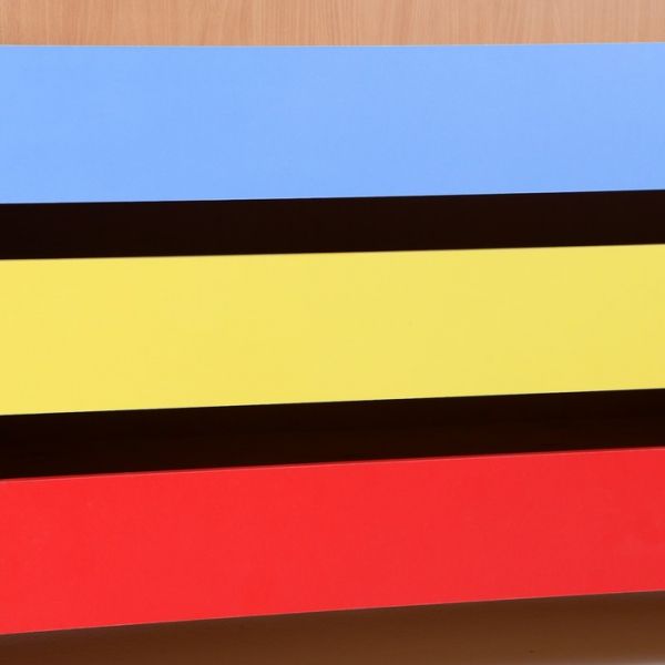 Кровать детская 3-ярусная выкатная, 1480х652х720, Цветная