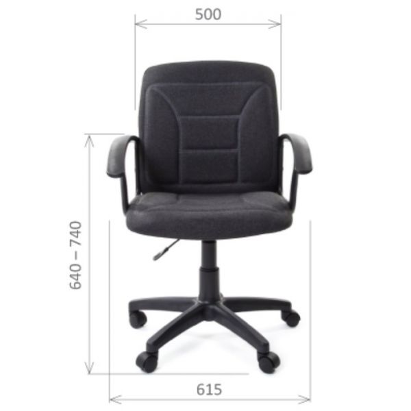 Офисное кресло Chairman 627, серый