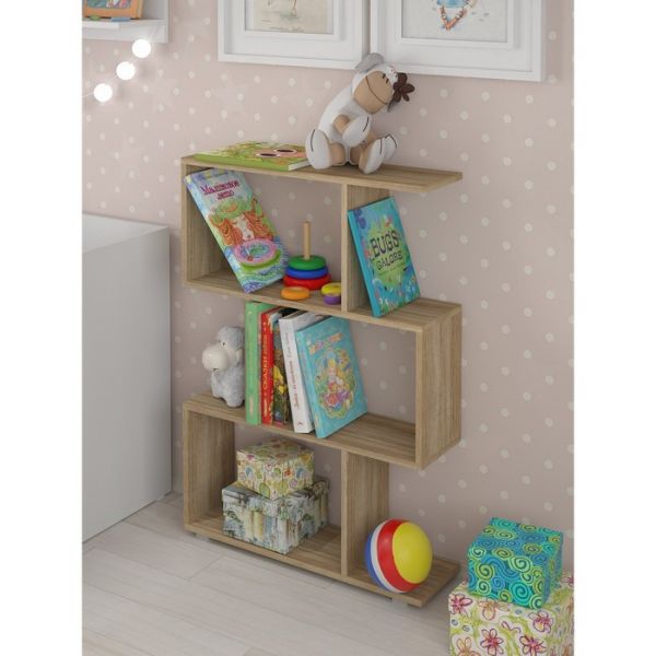 Стеллаж открытый мини «Салоу», 700 ? 238 ? 993 мм, цвет дуб сонома