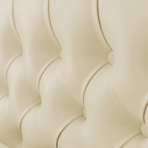 Кровать «Пальмира» с ПМ, 1600х2000, ортопедическое основание, экокожа, цвет бежевый