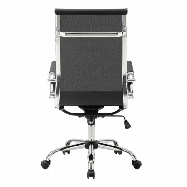 Кресло офисное BRABIX "Line EX-530", хром, сетка, черное, 531846