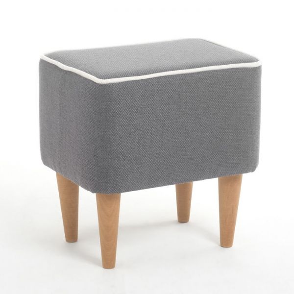 Пуф "Одос" рогожка Neptune бежевый