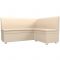 Кухонный угловой диван «Уют», экокожа, цвет бежевый