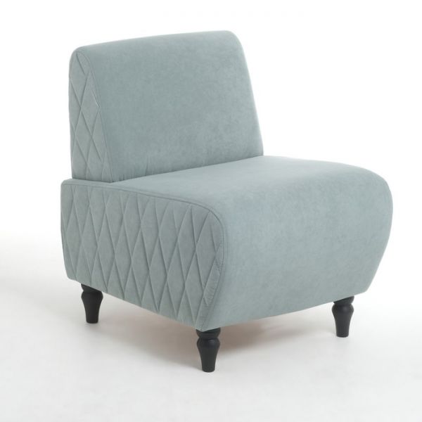 Кресло "Буно" велюр Vivaldi светло-серый