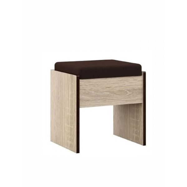 Пуф «Эшли», 396 ? 320 ? 420 мм, цвет венге / дуб сонома