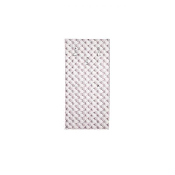 Настенная Вешалка Принт 700х1400 велюр светло-бежевый,светло-сиреневый