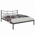 Кровать «Софья», 1200 ? 2000 мм, металл, цвет чёрный
