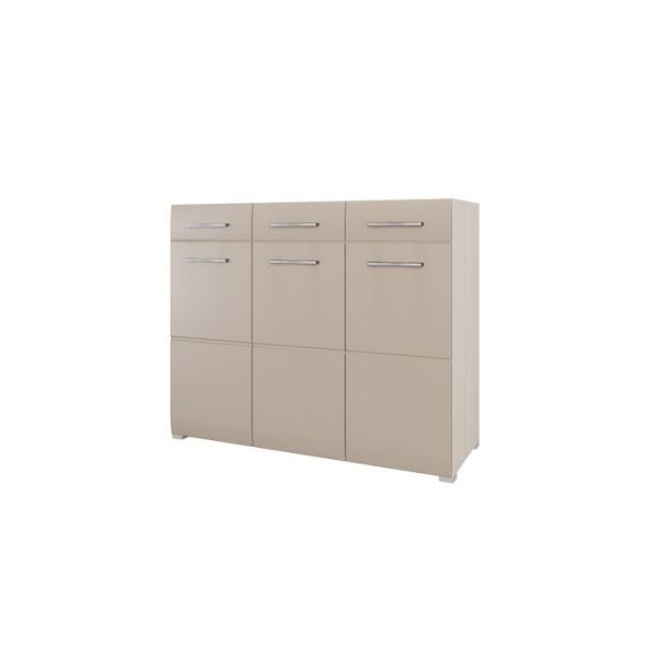 Комод «Ненси», МДФ, цвет ясень, капучино глянец