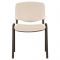 Стул для посетителей BRABIX "Iso CF-005", черный каркас, экокожа бежевый, 531978