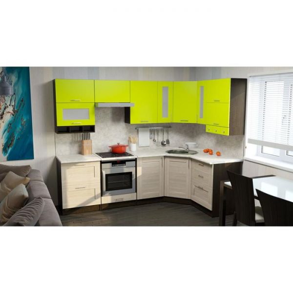 Кухонный гарнитур Маргарита гранд оптима 2600*1500