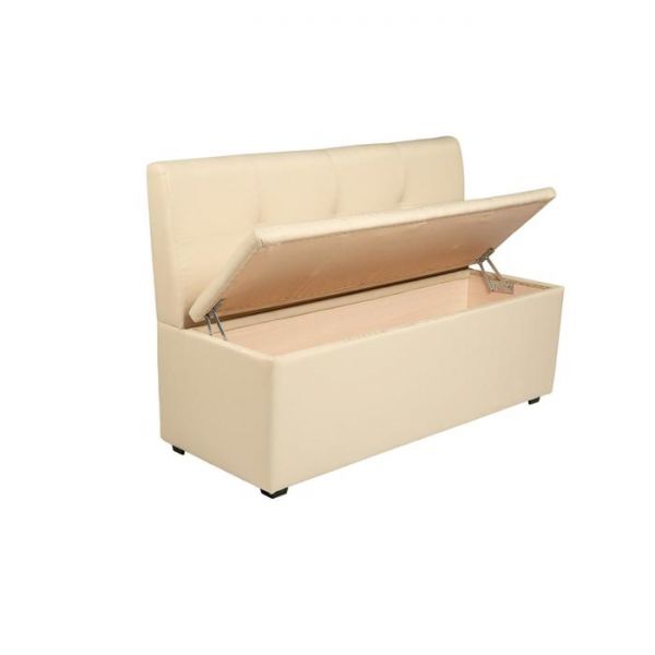 Кухонный диван "Юлия-1" 1000х830х550, рогожка CREAM