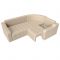 Угловой диван «Кембридж», механизм еврокнижка, экокожа, цвет бежевый
