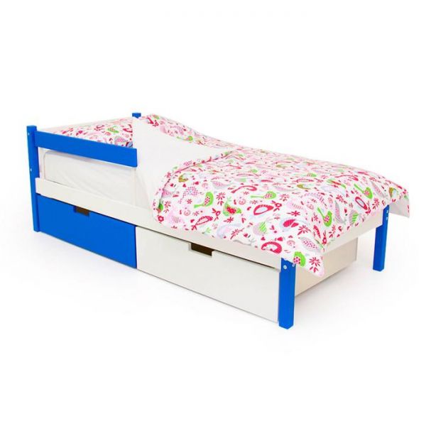 Детская кровать "Svogen classic сине-белый"