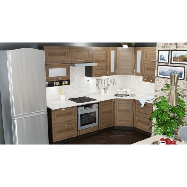 Кухонный гарнитур Кира гранд оптима 2600*1500