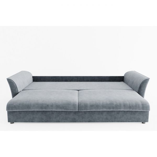 Прямой диван «Барселона», механизм пантограф, велюр, цвет селфи 01 / селфи 03