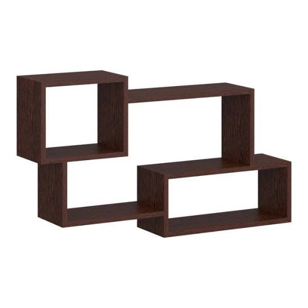 Полка навесная «Уфимка 3», 870 ? 180 ? 540 мм, цвет венге