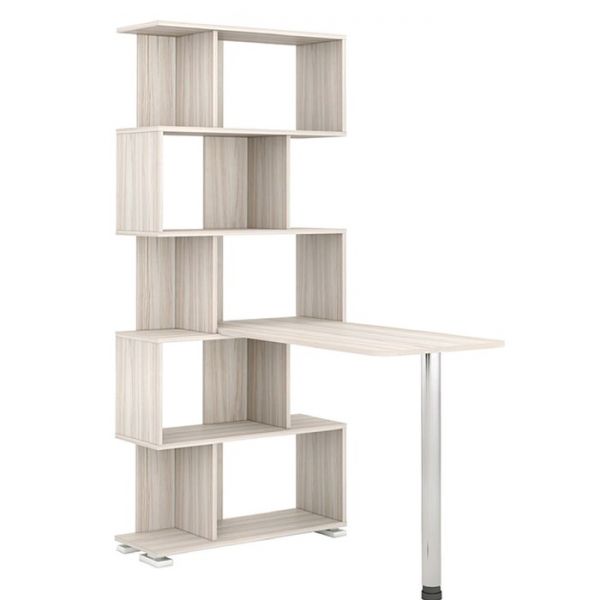 Стол-стеллаж «СЛ 5СТ», 750 ? 1099 ? 1731 мм, цвет венге / карамель / венге