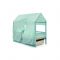 Крыша текстильная Бельмарко для кровати-домика Svogen зигзаги мятные
