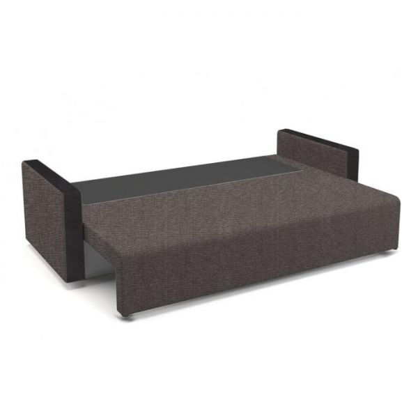 Диван «Алиса 4», рогожка, цвет savana бери/теос блек, 130 ? 185 см