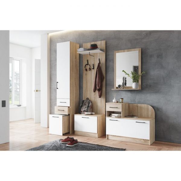 Угловое завершение Денвер 360х360х2150 дуб сонома