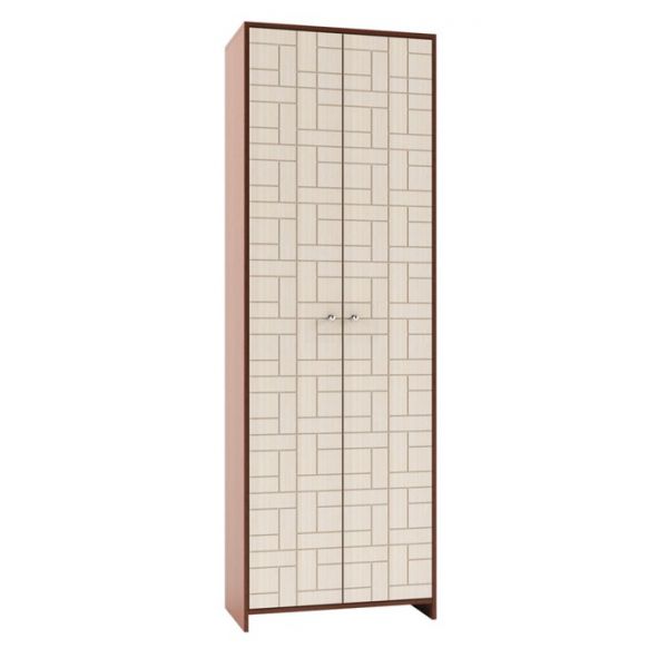 Шкаф для верхней одежды ВОСТОК 600х380х2060 венге-конго/дуб выбеленный