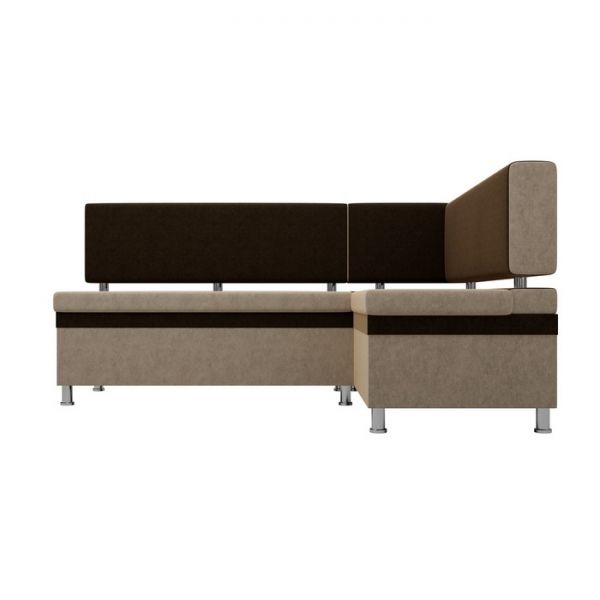 Кухонный уголок «Стайл», микровельвет, цвет бежевый / коричневый