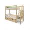 Детская двухъярусная кровать Бельмарко Svogen натура