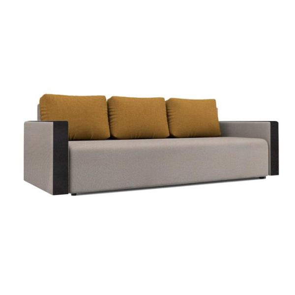 Диван «Алиса 4», рогожка, цвет savana бери/теос блек, 130 ? 185 см