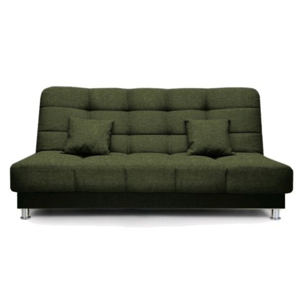 Диван «Идальго», с подушками, механизм книжка, рогожка, цвет savana grey