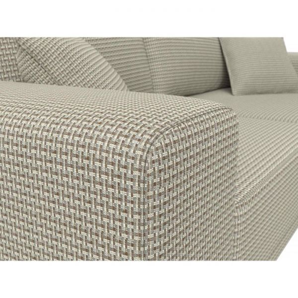 Прямой диван «Льюес», без механизма, рогожка, цвет бежевый