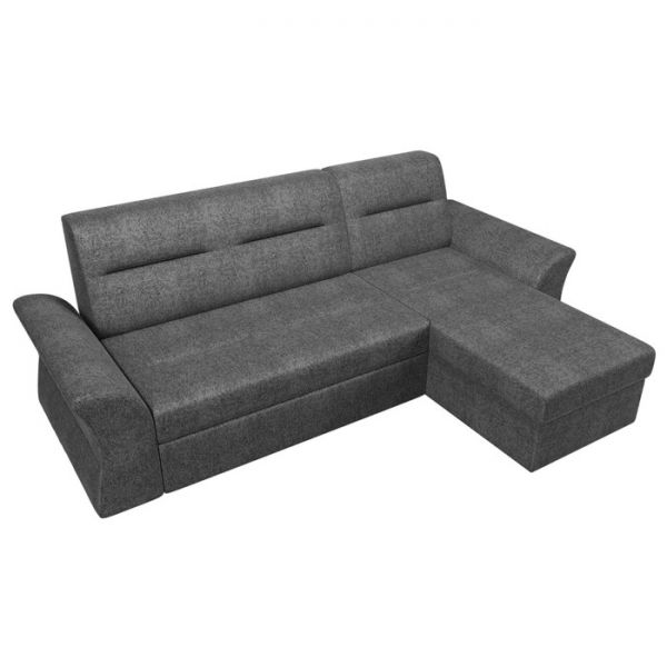 Угловой диван «Клайд», механизм дельфин, рогожка, цвет бежевый