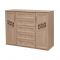 Комод №3 «Ольга 14», 1323 ? 492 ? 1020 мм, ЛДСП / МДФ, цвет дуб сонома