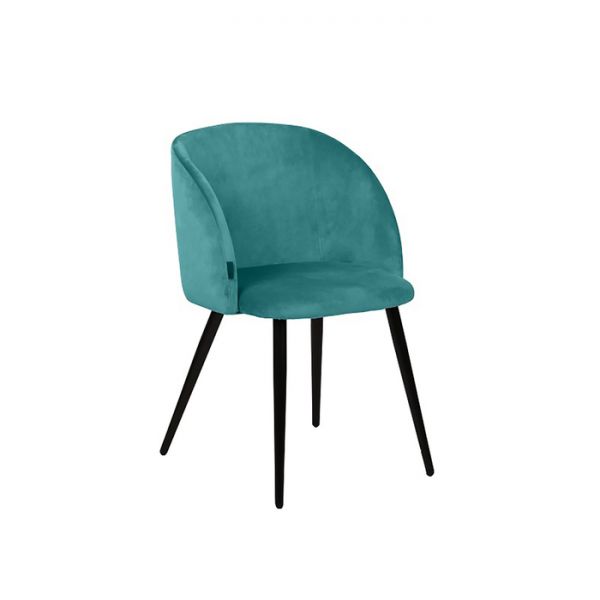 Стул 510х585х810 аквамарин вельвет