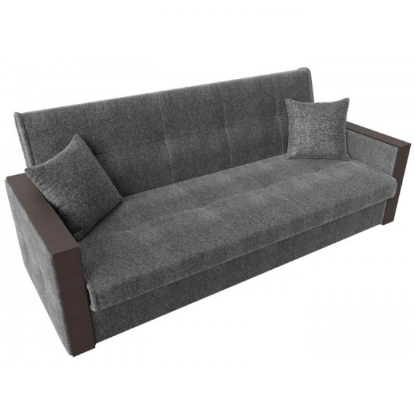 Прямой диван-книжка «Валенсия», механизм книжка, рогожка, цвет бежевый