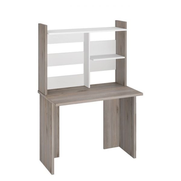 Компьютерный стол, 1000 ? 600 ? 1520 мм, цвет нельсон/белый