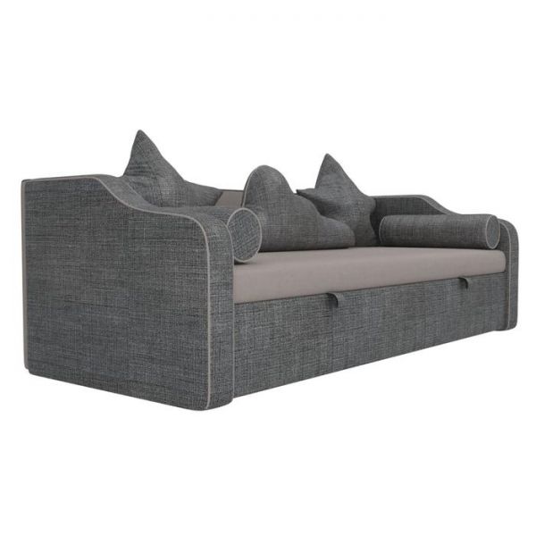 Детский диван-кровать «Рико», рогожка, цвет бежевый / серый