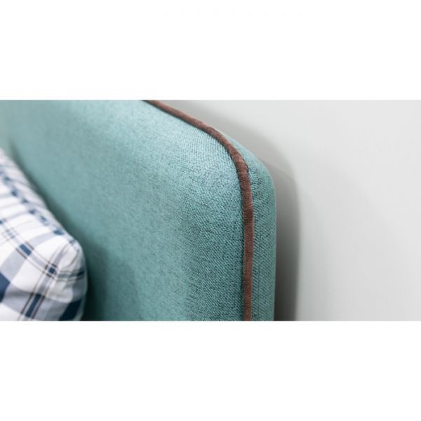 Кровать Миа, 1800х2000, ортопедическое осн+ПМ, Купер 16/ Изумрудный