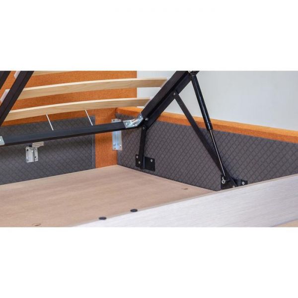 Кровать Миа 1600*2000, ортопед+ПМ, Тыквенный