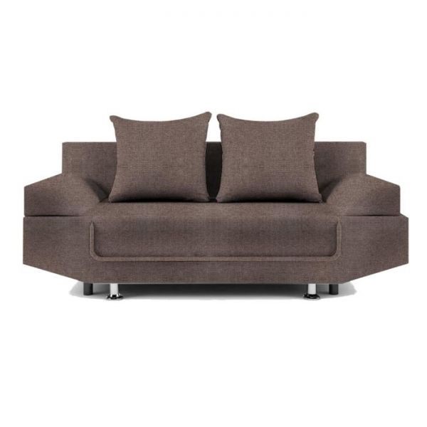 Диван «Анюта», еврокнижка, рогожка, цвет savana plus dimrose / savana plus yellow