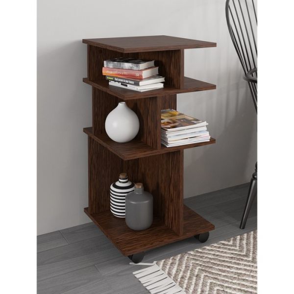 Стеллаж мобильный «Уфимка», 400 ? 400 ? 815 мм, цвет венге