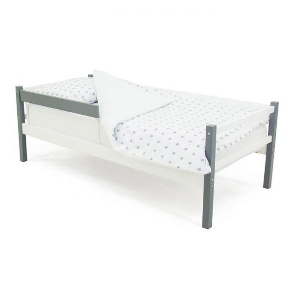 Детская кровать-тахта Svogen графит-белый