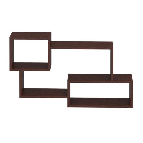 Полка навесная «Уфимка 3», 870 ? 180 ? 540 мм, цвет венге