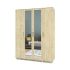 Шкаф Ева Е41 520х1600х2100 четырёхстворчатый с зеркалом Дуб ирландский